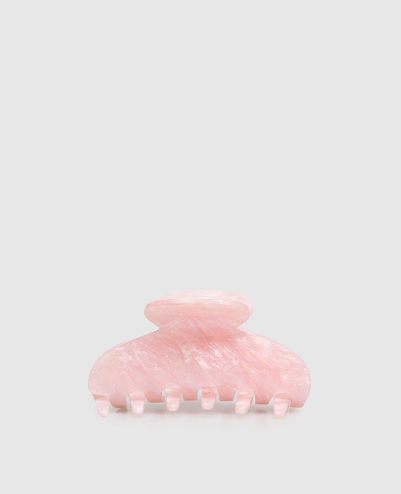 Розовая заколка-крабик для волос Pink Sugar