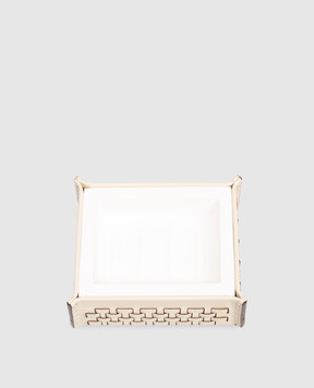 Treesseci Бежева шкіряна підставка для мила HILTON HI01AAV