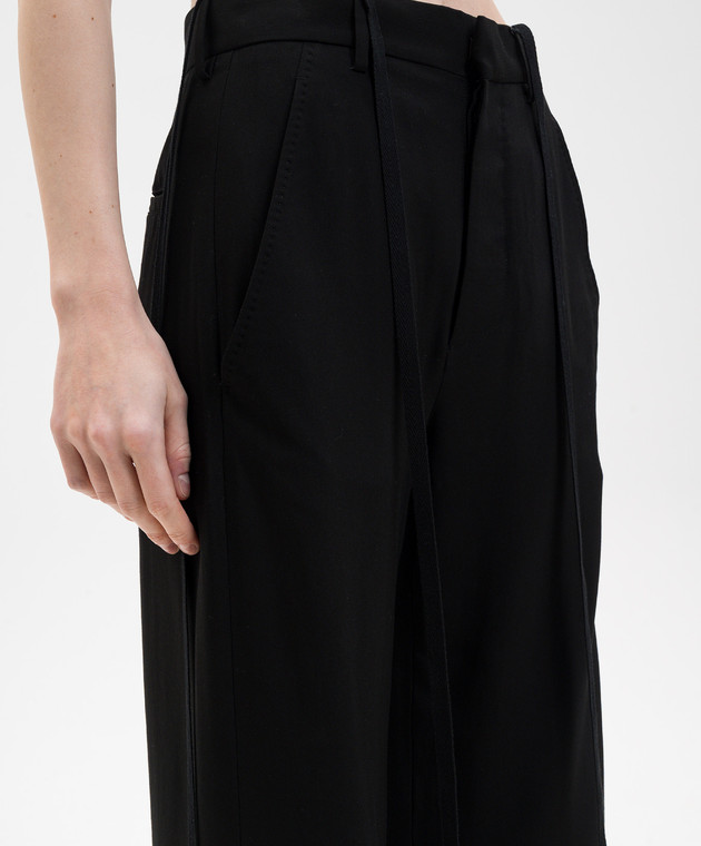 Ann Demeulemeester Чорні штани Anneke B0010192FA558 зображення 5