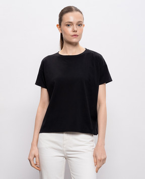 Loulou de Saison Черная футболка BASILUZZO BASILUZZOLDS