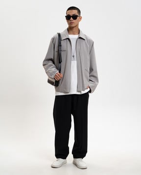 Maison Margiela MM6 Сіра куртка з вовною SH0AM0069M35436