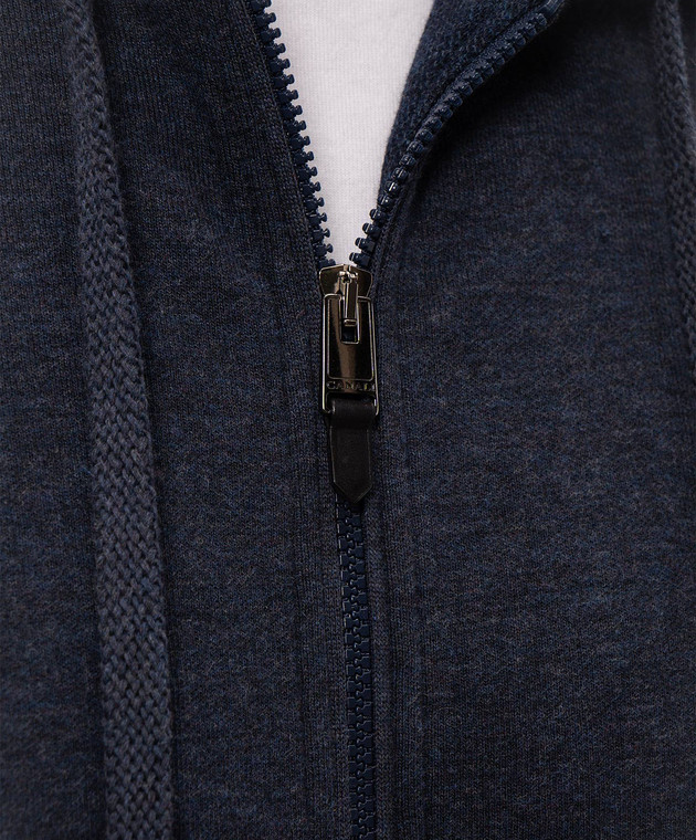 Canali Синя спортивна куртка MJ02454T0968 зображення 4