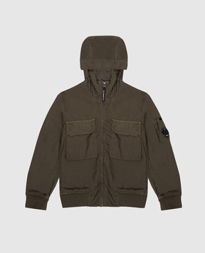 C.P. Company Дитяча вітровка кольору хакі CUS01RL3C0048