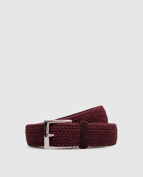 Orciani Бордовый ремень Elast winter U08431EWI