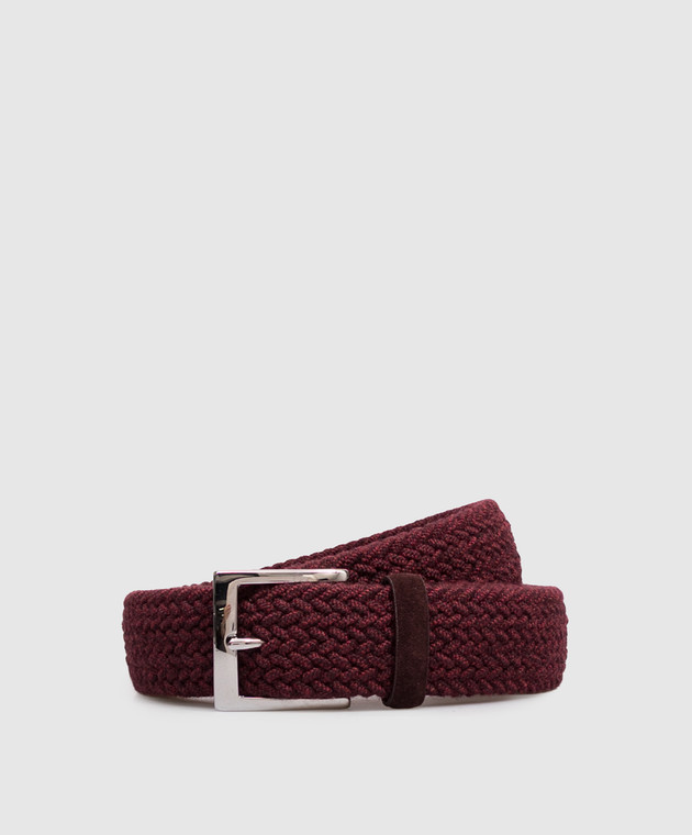 Orciani Бордовый ремень Elast winter U08431EWI