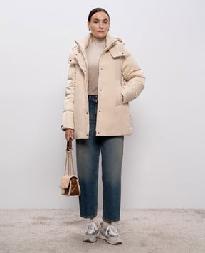 Peserico Бежевий гольф з вовни з люрексом E99006F14S09163