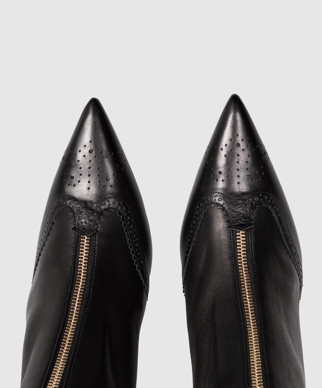 Thom Browne Черные кожаные ботильоны FFB264AL0184 изображение 4