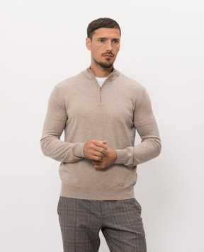 Cashmere&Whiskey Бежевый джемпер 77397