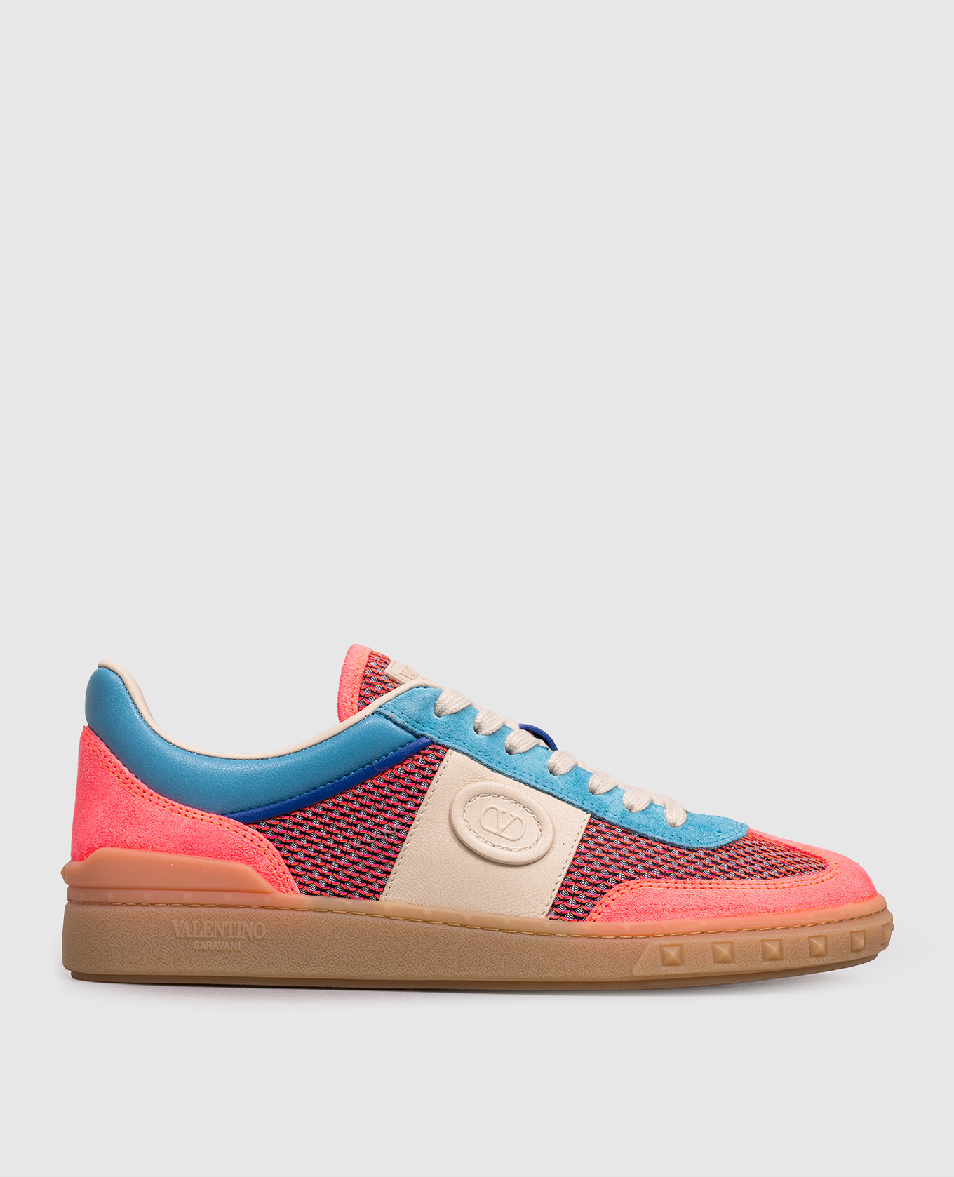 Розовые комбинированные кроссовки Upvillage