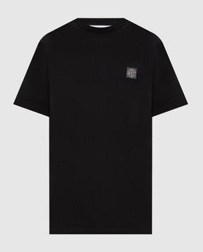 Stone Island Чорна футболка з нашивкою логотипа L2S152100030S0500