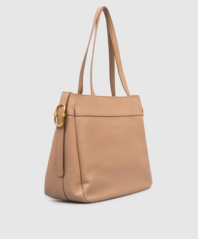 Gianni Chiarini Коричнева шкіряна сумка-тоут Selena BS11773TKL зображення 3