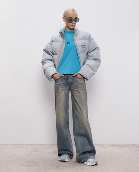 Balenciaga Синие джинсы с винтажным эффектом 857231TQW55