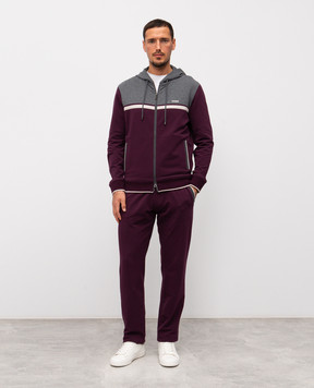 Stefano Ricci Фіолетовий спротивний костюм K101046FCRT25350P3D