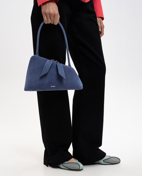 The Attico Синяя замшевая сумка Sunrise 260WAH00042LBT007AA