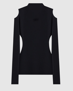 Off-White Черный топ Meteor 2AD27PS26JER001