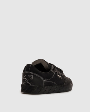 Off-White Черные замшевые кроссовки Vulcanized M296C9L001