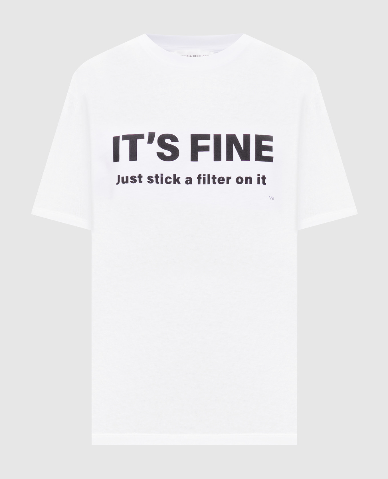 

Белая футболка в принт, Белый, Футболки