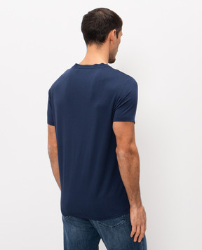 Trussardi Синя футболка з принтом логотипа G0548000118NMTS09J03