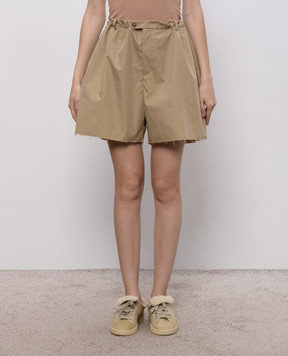 Maison Margiela MM6 Коричневые шорты S62MU0071M35858
