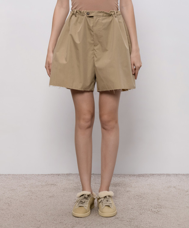 Maison Margiela MM6 Коричневі шорти S62MU0071M35858 зображення 3