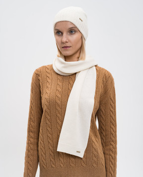 Woolrich Набір з білої шапки і шарфа з вовною CFWWAC2029FRUF0659