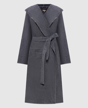 Hamam Сірий махровий халат ASH LIGHT з капюшоном ASHLIGHTBATHROBE