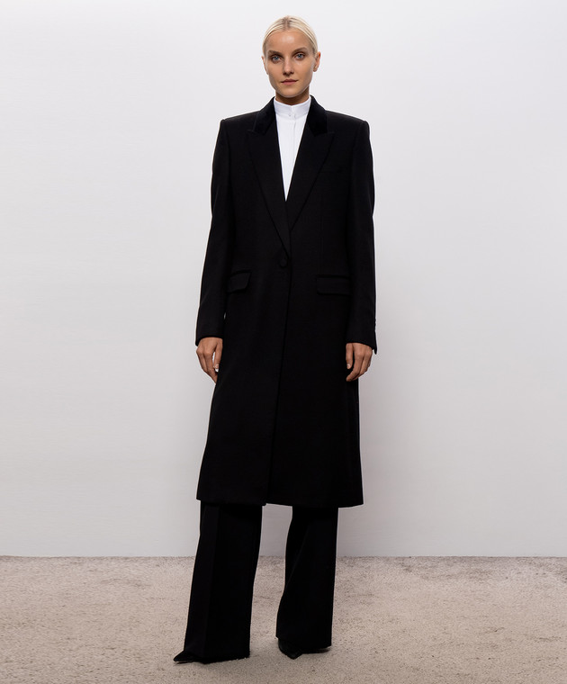 Tom Ford Черное пальто из шерсти CP1683FAX1567 изображение 3