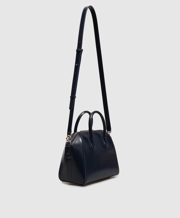 Givenchy Синяя кожаная сумка Antigona BB5148B00D изображение 3
