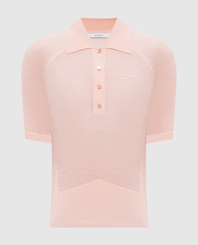 Givenchy Розовое поло из шерсти BW61L64ZU3