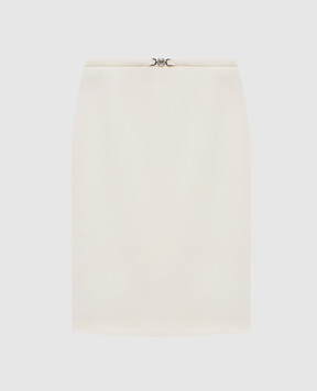 Versace Біла спідниця з вовни з емблемою 10230581A12789