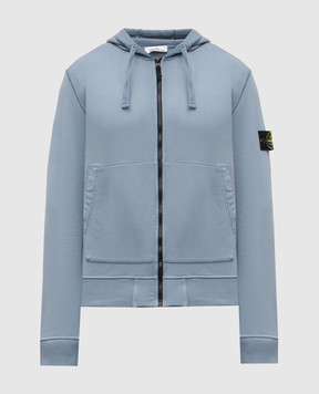 Stone Island Голубая спортивная куртка с логотипом L1S156100061S0051