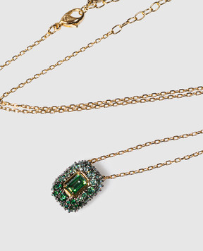Swarovski Золотая цепочка Sublima с подвеской с покрытием 18-каратным золотом 5752884