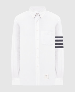 Thom Browne Белая рубашка OXFORD MWL272AF1211