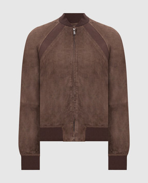 Trussardi Коричневий замшевий бомбер R313M000047NML903L53