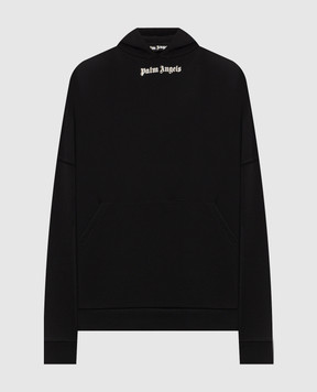 Palm Angels Черные худи с принтом логотипа PAMBB002FL001