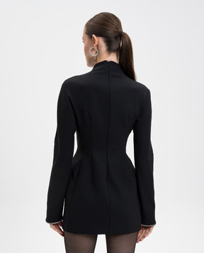 Max Mara Sportmax Чорна сукня-футляр міні TEFRITE TEFRITE01