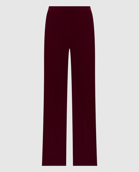 Twinset Бордовые брюки-клеш 262TT2421