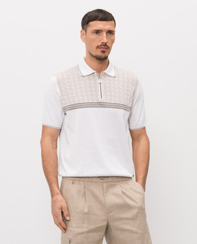 Stefano Ricci Поло з шовком з візерунком K818117P31F26283