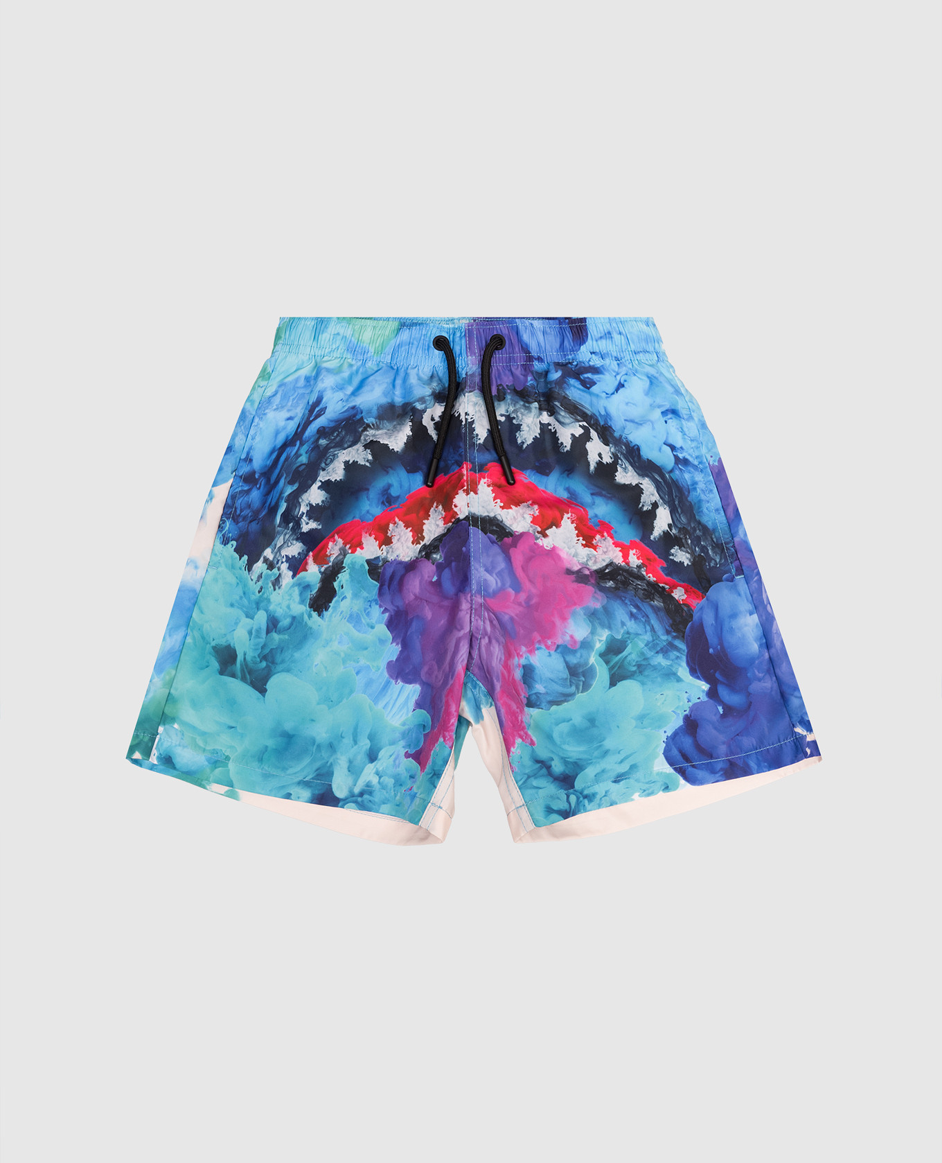 

Детские шорты для плавания в принт, Разноцветный, Плавательные шорты