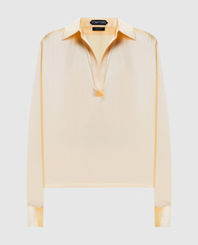 Tom Ford Жовта блуза із шовку TS2144FAX881