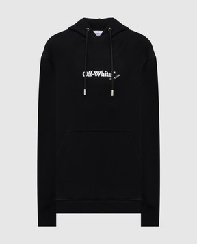 Off-White Чорне худі Scribble Arrow 44MBB085F5F00F