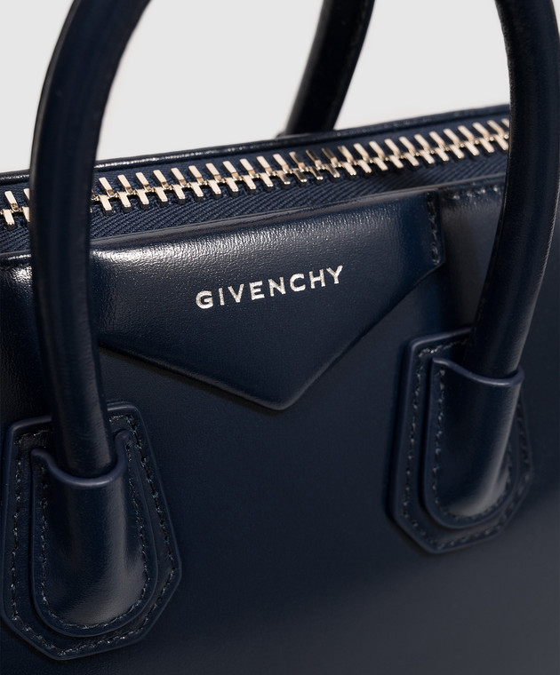Givenchy Синяя кожаная сумка Antigona BB5148B00D изображение 4