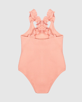 Dolce&Gabbana Дитячий рожевий купальник з монограмою DG L2J870ON0CA