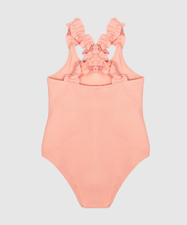 Dolce&Gabbana Дитячий рожевий купальник з монограмою DG L2J870ON0CA зображення 2