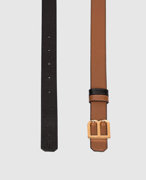 Bally Двухсторонний кожаный ремень WBG00BVT970