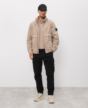 Stone Island Бежеве поло з нашивкою логотипа L1S152200008S0017