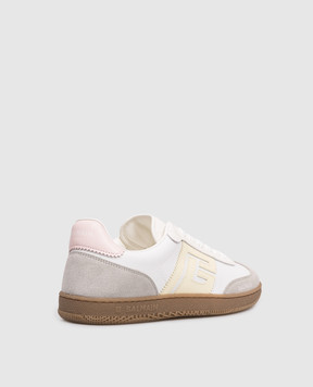 Balmain Комбіновані кросівки B-Court з принтом логотипа GN1VI735TCLN