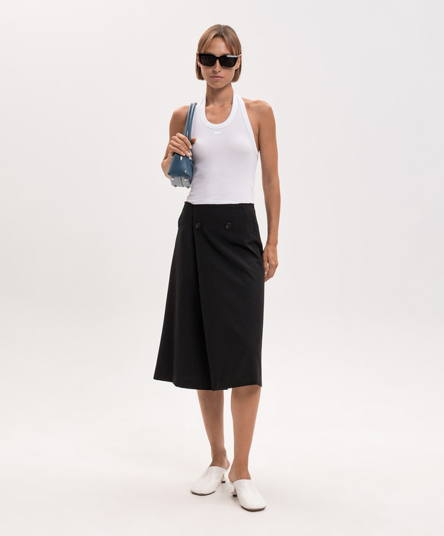 Maison Margiela MM6 Черная юбка с шерстью S52ME0035M35436 изображение 2