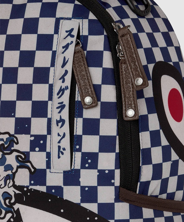 Sprayground Дитячий синій рюкзак ICHIMATSU-MOYŌ CAMOKAWA 910B8810NSZ зображення 4