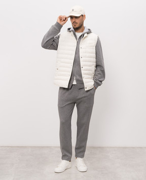 Brunello Cucinelli Спортивная куртка серого цвета MM8319069G